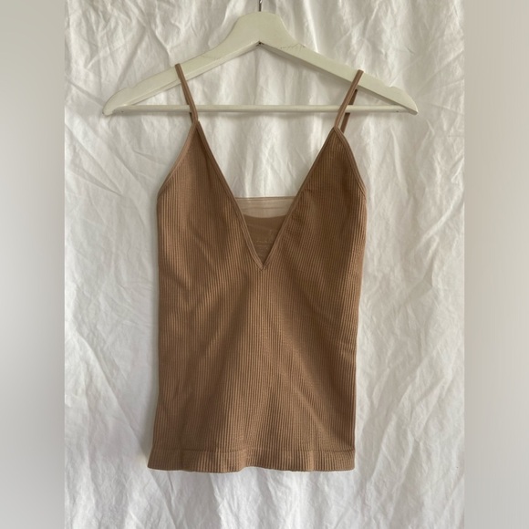 Free People Intimately "Come Around" Ribbed Cami Size Small - Picture 3 of 8